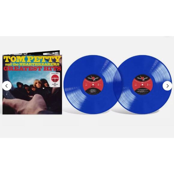 VINYL Tom Petty & The Heartbreakers Greatest Hits 2LP -Translucent Blue - SEALED - Picture 3 of 5